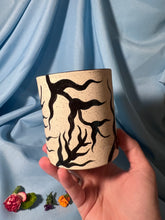 Load image into Gallery viewer, Black fern mug 1
