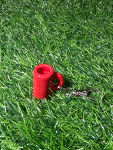 Load image into Gallery viewer, Red mug keychain
