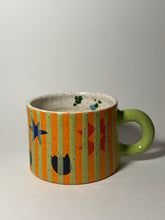 Load image into Gallery viewer, Striped picnic mug 2
