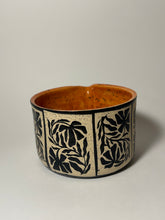 Load image into Gallery viewer, Flower tile matcha bowl
