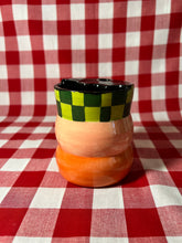 Load image into Gallery viewer, Checker/bubble to-go cup
