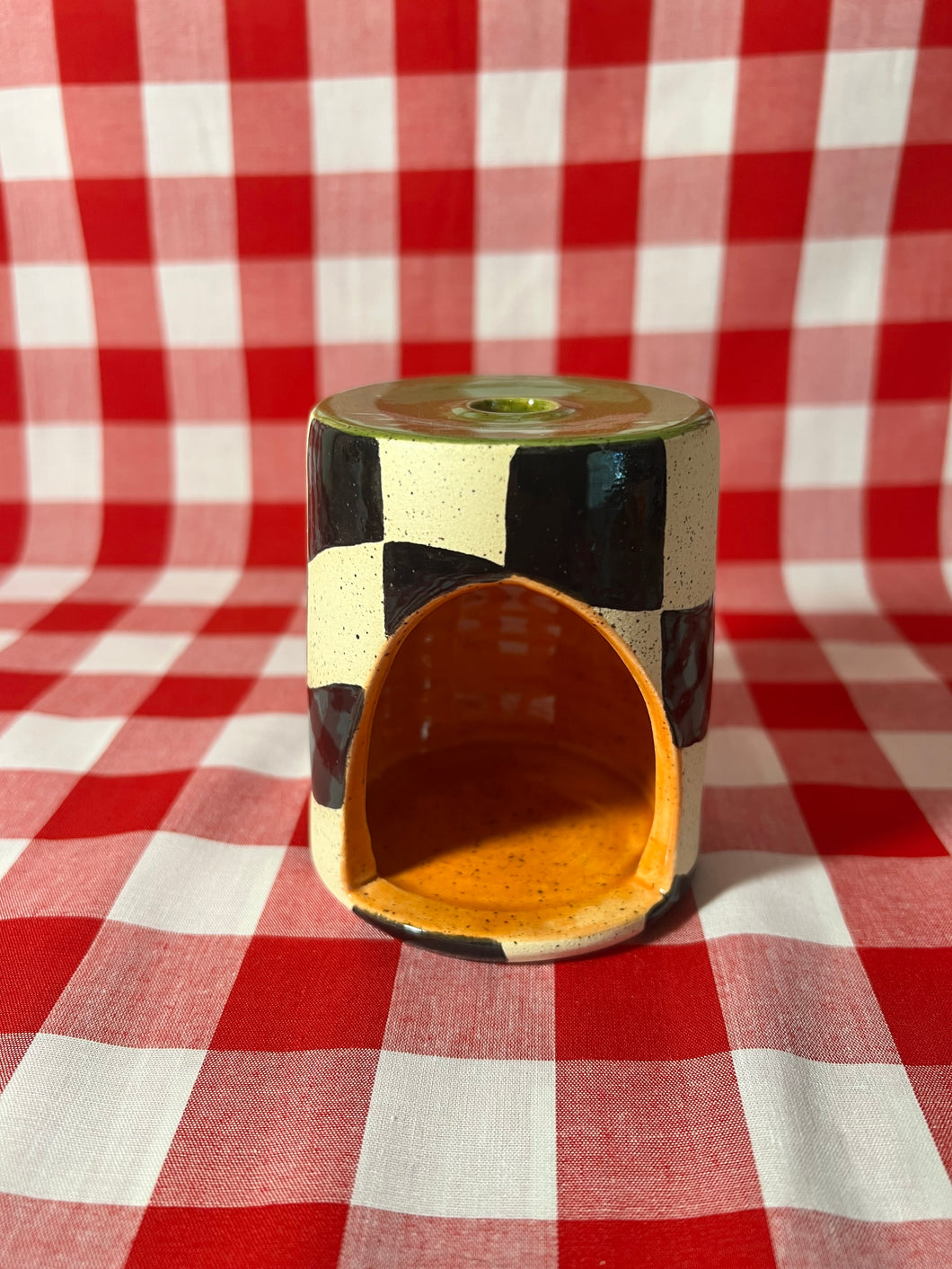 Checker incense burner