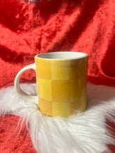 Load image into Gallery viewer, Two sided monochrome checker mug 1
