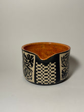 Load image into Gallery viewer, Flower tile matcha bowl
