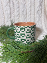 Load image into Gallery viewer, Green quilt mug
