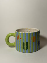 Load image into Gallery viewer, Striped picnic mug 2

