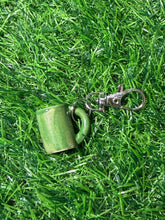 Load image into Gallery viewer, Dark green mug keychain
