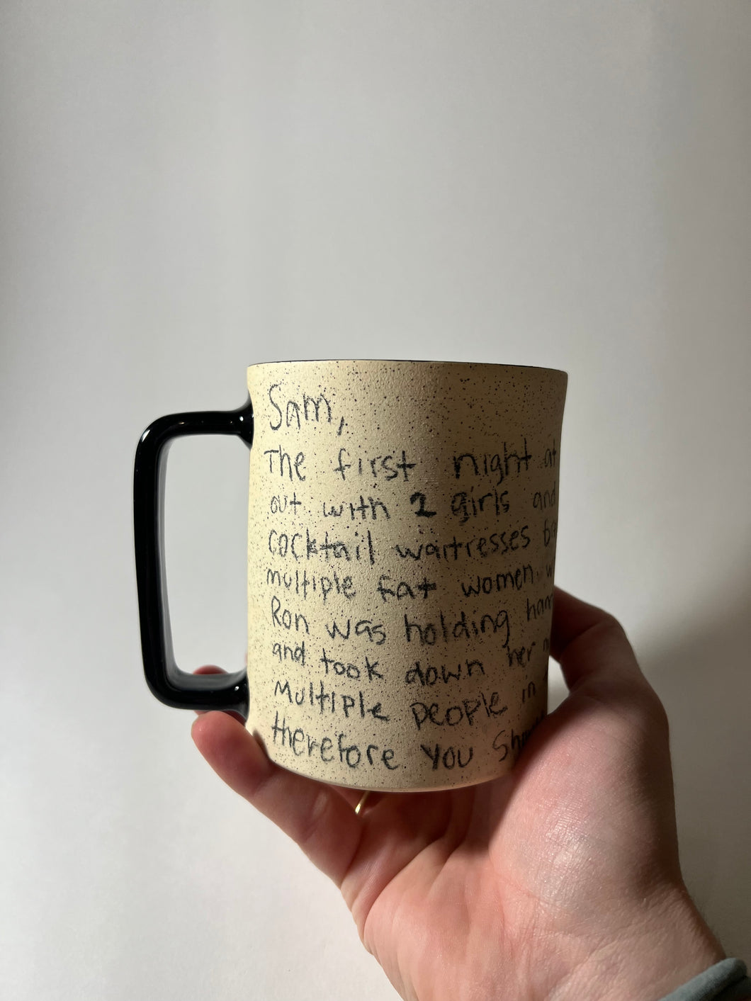 *The* Jersey shore letter mug