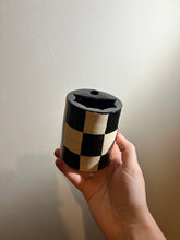 Load image into Gallery viewer, Checker to-go cup
