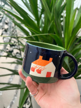 Load image into Gallery viewer, Navy house fire mug
