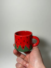 Load image into Gallery viewer, Strawberry espresso mug
