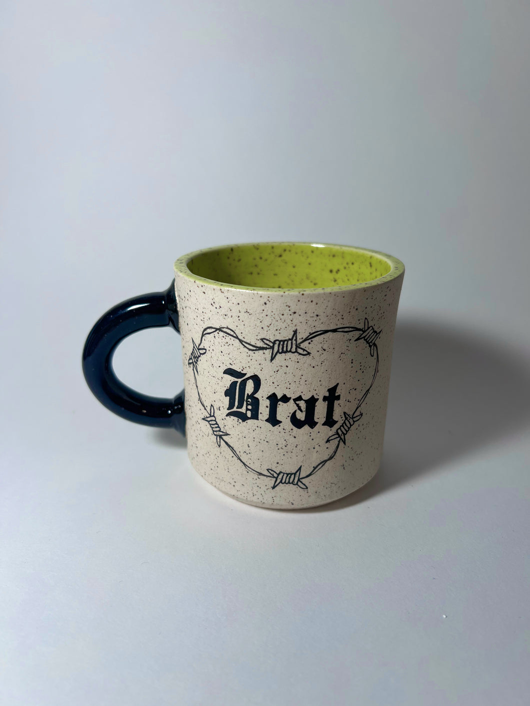 Barbed wire brat mug