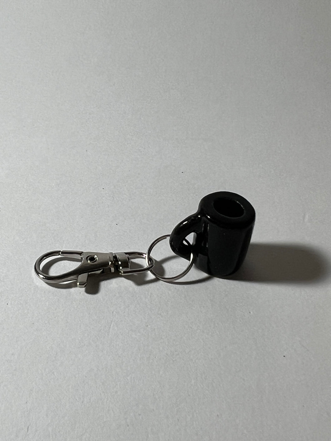 Black mug keychain