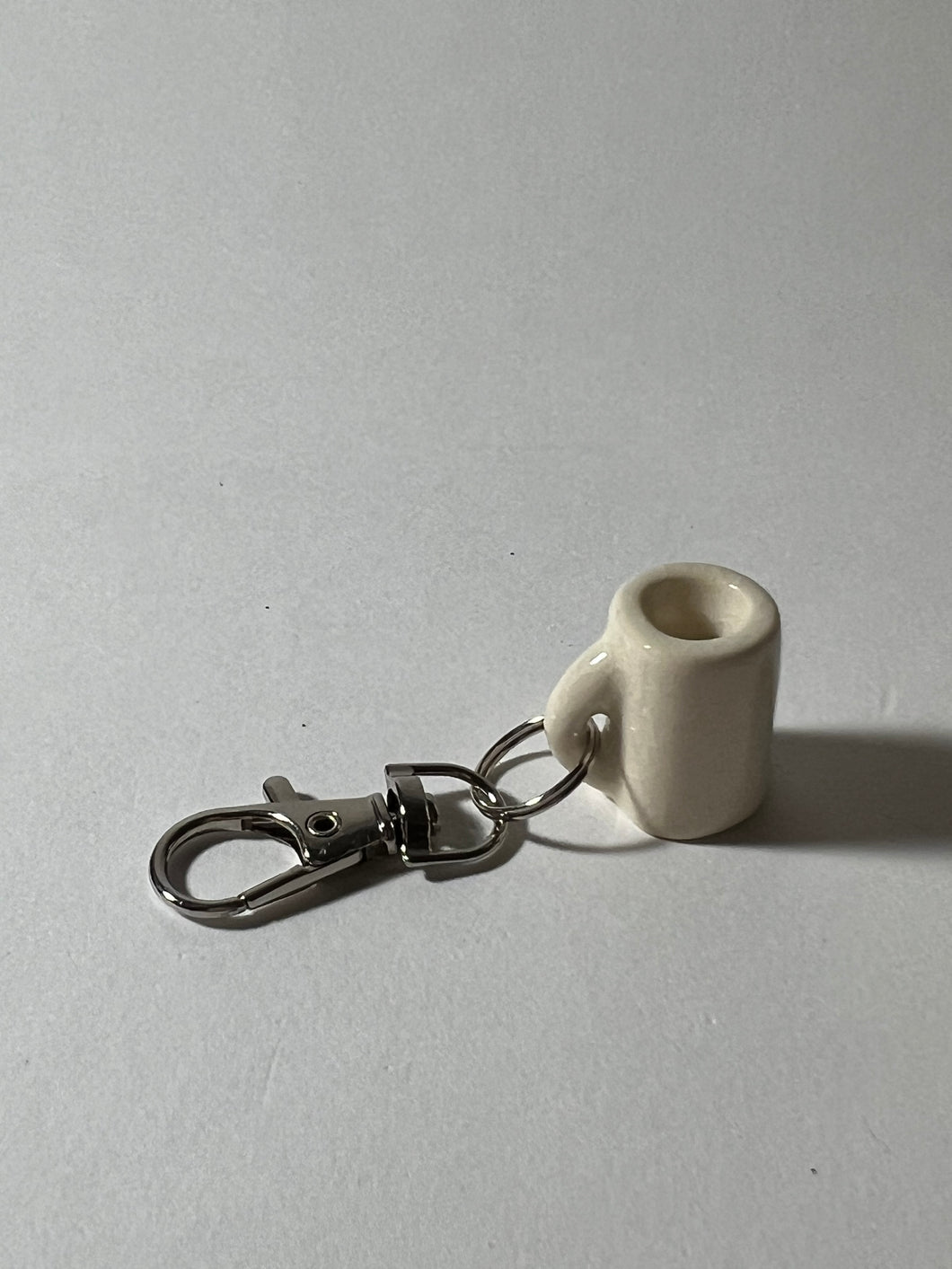White mug keychain