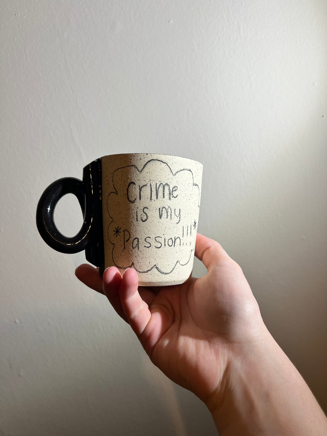 Crime is my passion mug 1