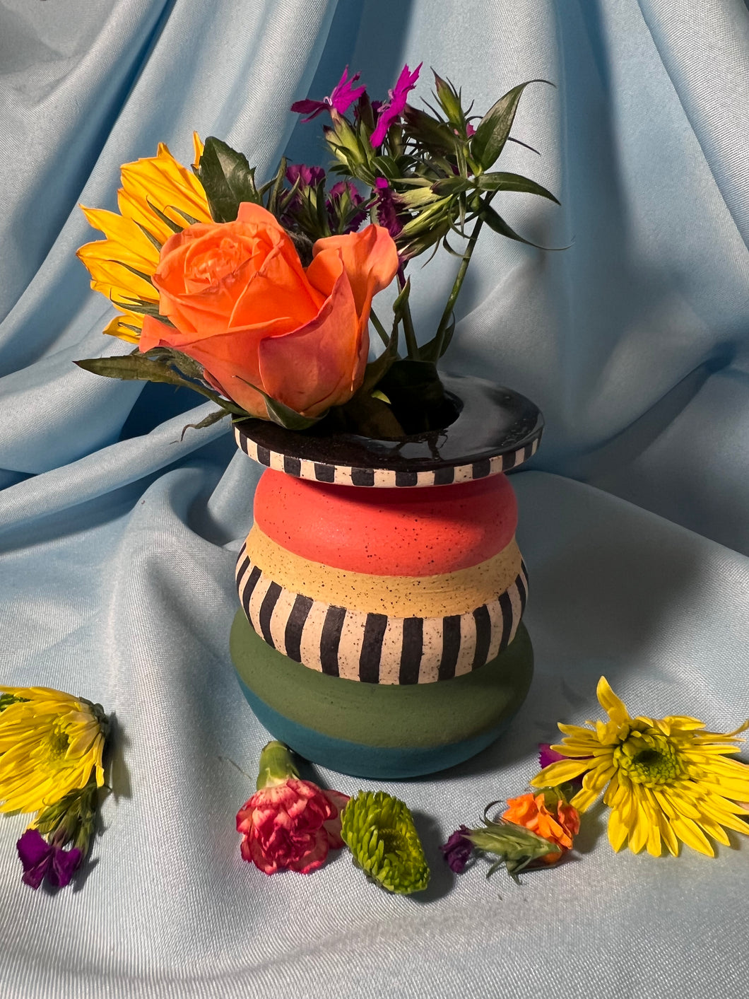 Color block vase