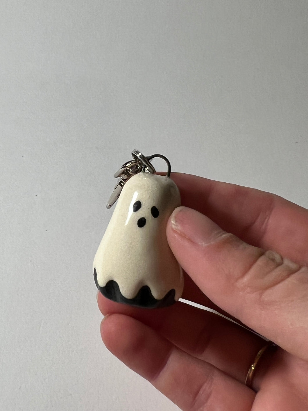 Biggie ghost keychain