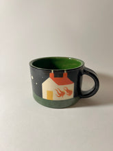 Load image into Gallery viewer, Glossy house fire mug 1
