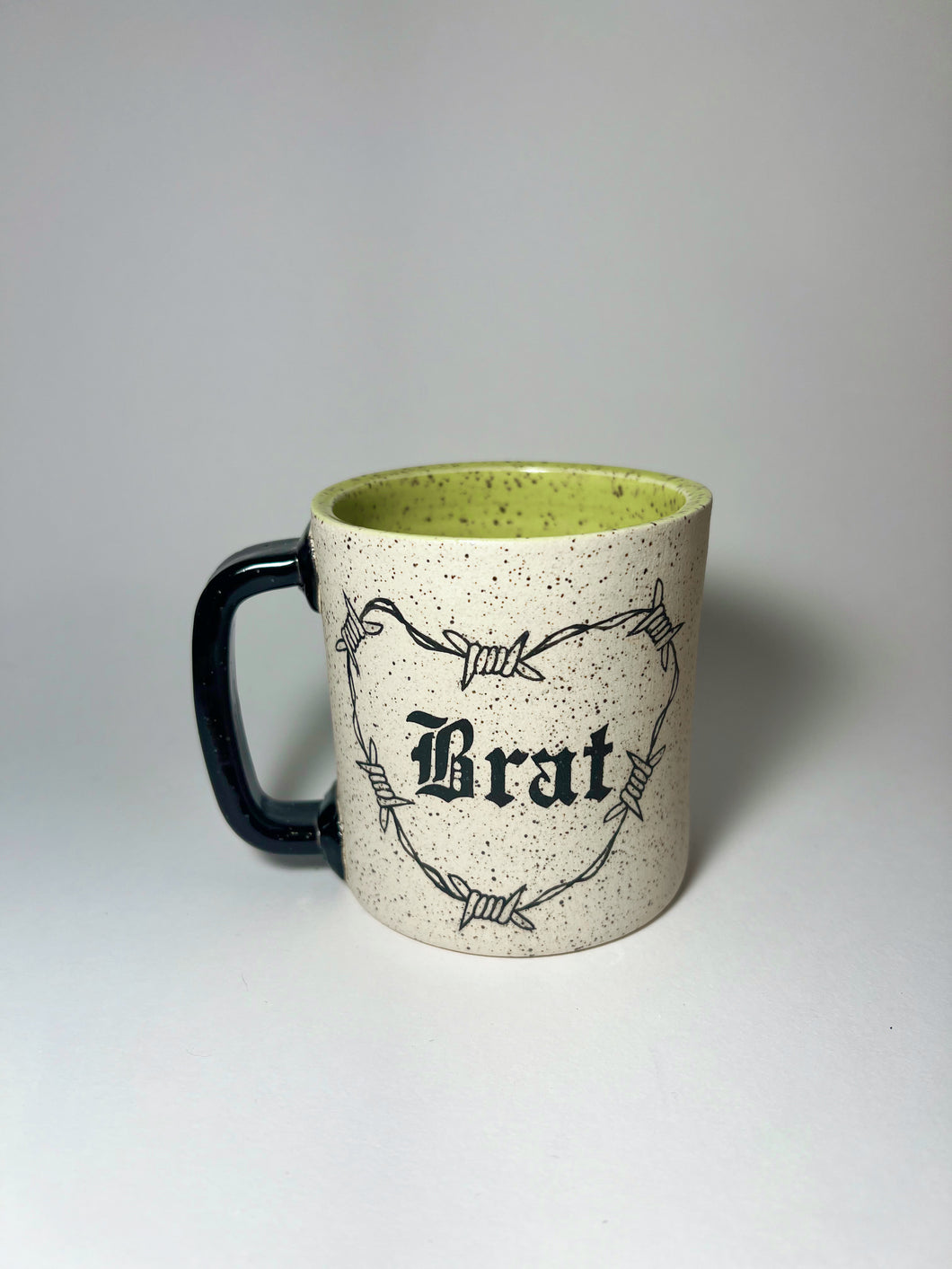 Barbed wire brat mug 2