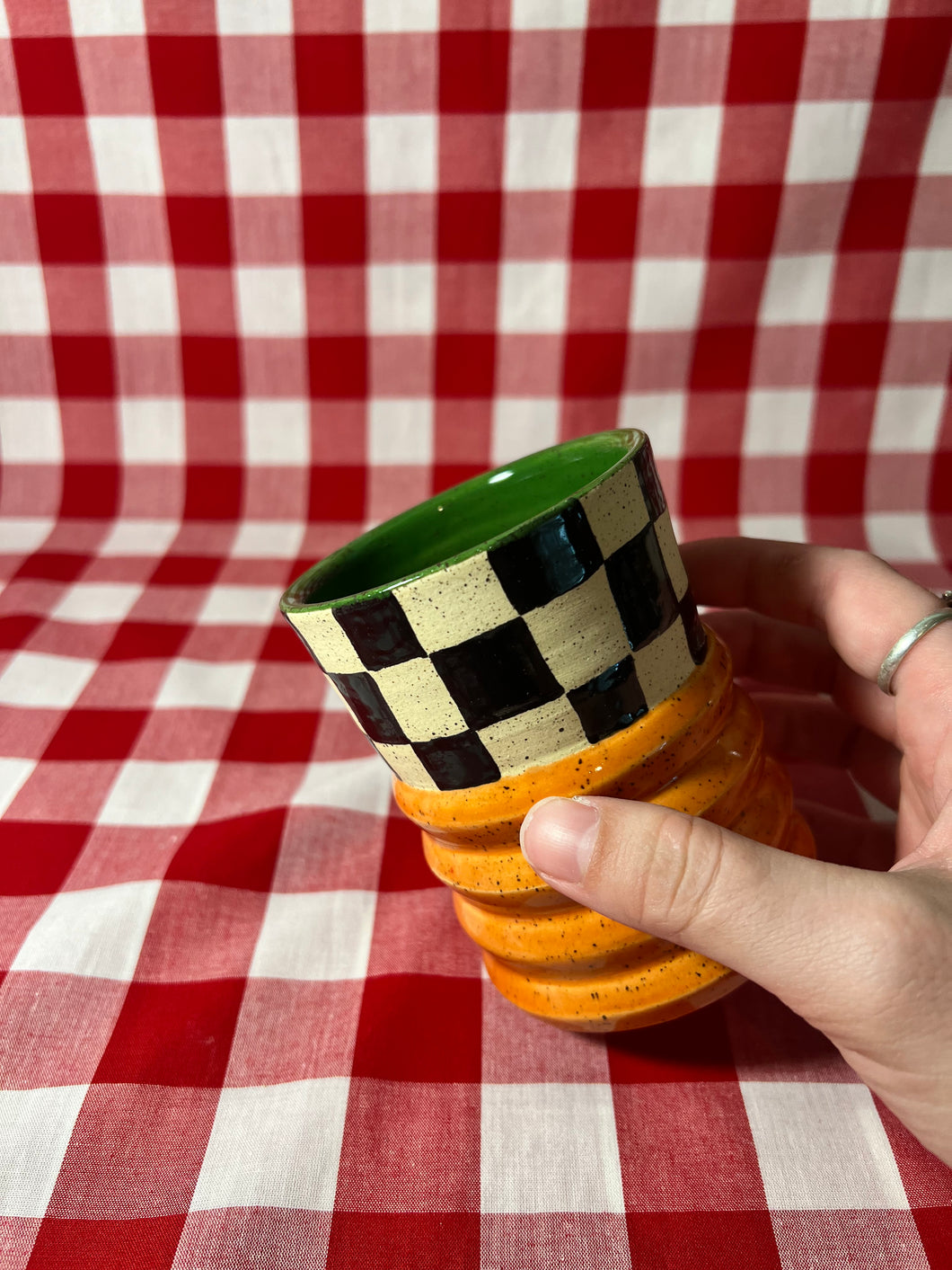 Checker tumbler 2